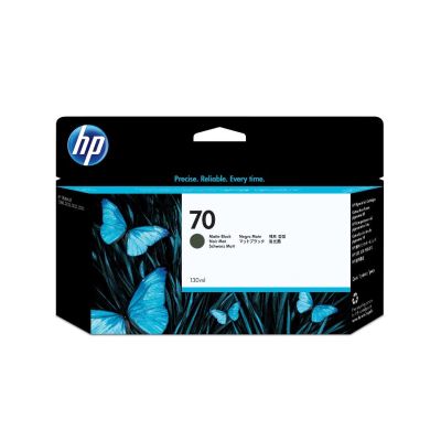 HP 70 cartouche d'encre DesignJet noir mat, 130 ml