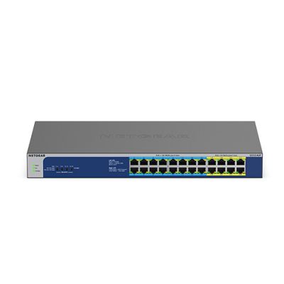 NETGEAR GS524UP Non-géré Gigabit Ethernet (10/100/1000) Connexion Ethernet, supportant l'alimentation via ce port (PoE) Gris