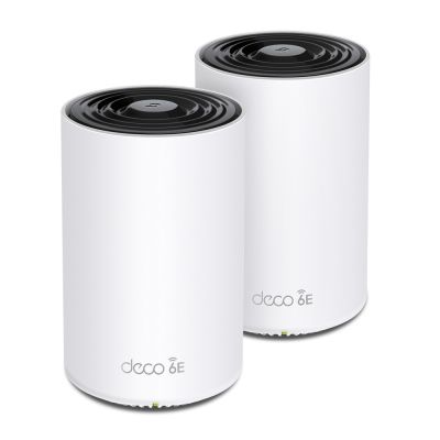 TP-Link Deco XE75 Pro (2-pack) Tri-bande (2,4 GHz / 5 GHz / 6 GHz) Wi-Fi 6E (802.11ax) Blanc 3 Interne