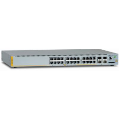Allied Telesis AT-x230-28GP-50 Géré L3 Gigabit Ethernet (10/100/1000) Connexion Ethernet, supportant l'alimentation via ce port (PoE) Gris