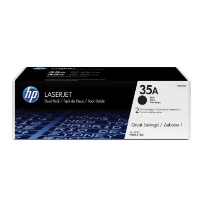 HP 35A pack de 2 toners LaserJet noir authentiques