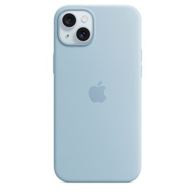Apple IPHONE 15 PLUS SI CASE LIGHT BLUE-ZML