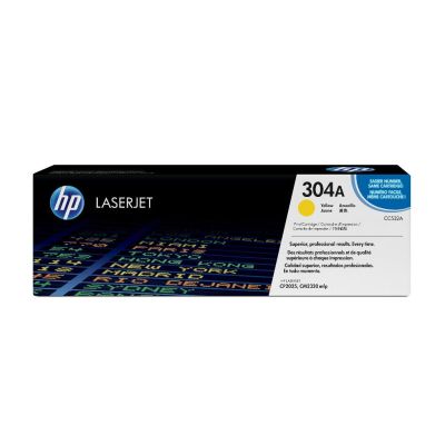 HP 304A toner LaserJet jaune authentique