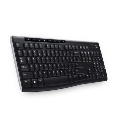 Logitech Wireless Keyboard K270 clavier RF sans fil QWERTY US International Noir