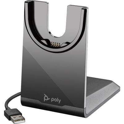 POLY Micro-casque Voyager Focus 2 UC + câble USB-A vers USB-C + base de chargement