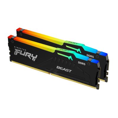 Kingston Technology FURY Beast 32GB 6000MT/s DDR5 CL30 DIMM (Kits de 2) RGB XMP