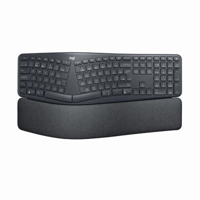 Logitech Ergo K860 clavier Bureau RF sans fil + Bluetooth US International Graphite