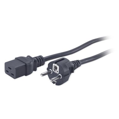 APC AP9875 câble électrique Noir 2,5 m Coupleur C19 CEE7/7