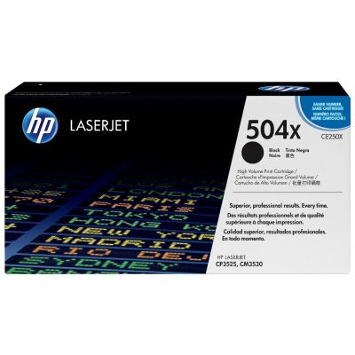 HP 504X toner LaserJet noir grande capacité authentique