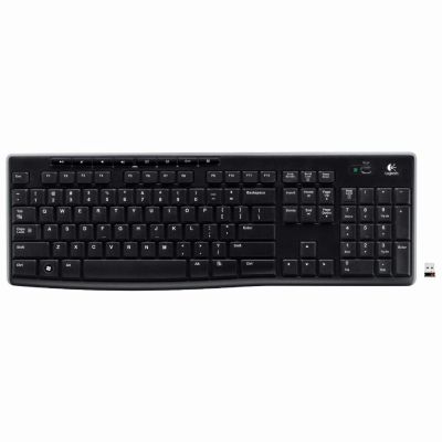 Logitech Wireless Keyboard K270 clavier RF sans fil QWERTZ Suisse Noir