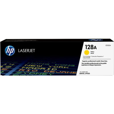 HP 128A toner LaserJet jaune authentique