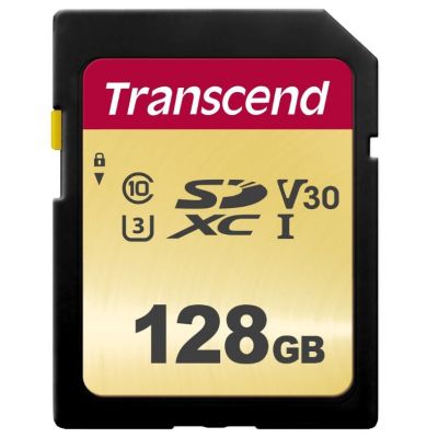 Transcend 128GB UHS-I U3 SD card MLC