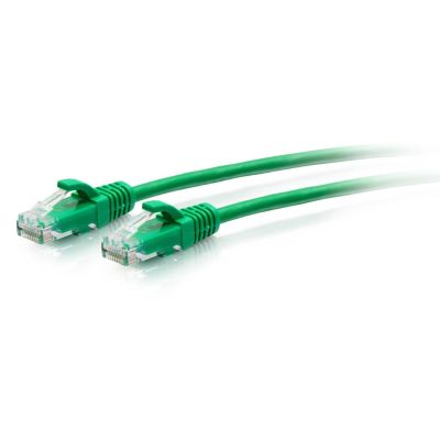 C2G Câble de raccordement Ethernet fin Cat6a non blindé (UTP) avec protection anti-accrochage de 3 m - Vert