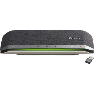 POLY Haut-parleur Sync 40+ certifié Microsoft Teams USB-A USB-C +adaptateur BT700 USB-A