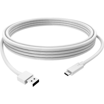VISION 1m White USB-C to USB-3.0A Cable
