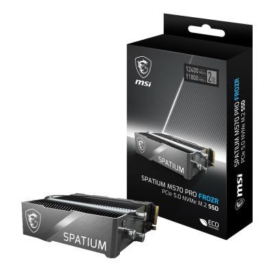 MSI SPATIUM M570 PRO PCIE 5.0 NVME M.2 2TB FROZR disque SSD 2 To PCI Express 5.0 3D NAND