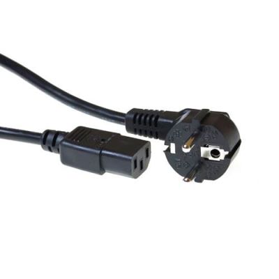 ACT AK5145 câble électrique Noir 0,5 m CEE7/7 Coupleur C13