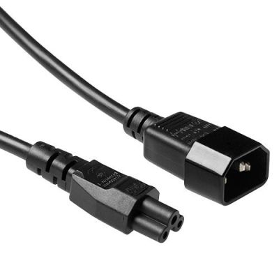 ACT AK5218 câble électrique Noir 0,5 m Coupleur C5 Coupleur C14