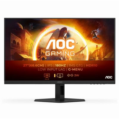 AOC 27G4XE écran plat de PC 68,6 cm (27") 1920 x 1080 pixels Full HD LCD Noir, Gris