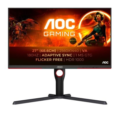 AOC G3 Q27G3XMN/BK écran plat de PC 68,6 cm (27") 2560 x 1440 pixels 2K Ultra HD LED Noir