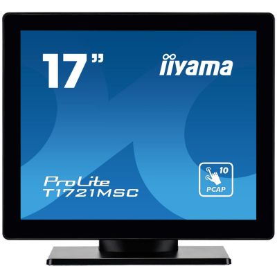 iiyama ProLite T1721MSC-B2 écran plat de PC 43,2 cm (17") 1280 x 1024 pixels SXGA LED Écran tactile Dessus de table Noir