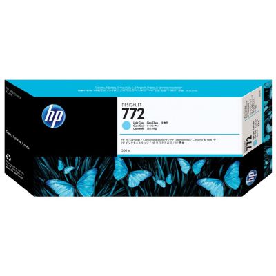 HP 772 cartouche d'encre DesignJet cyan clair, 300 ml