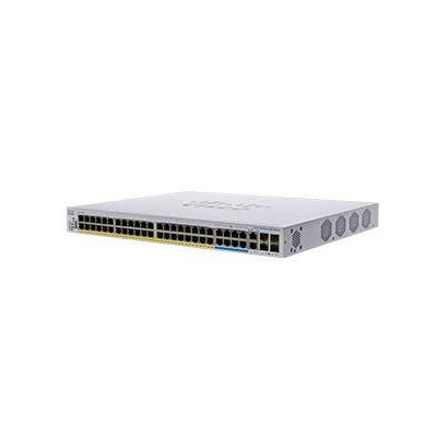 Cisco CBS350 Géré L3 Gigabit Ethernet (10/100/1000) Connexion Ethernet, supportant l'alimentation via ce port (PoE) 1U Noir, Gris