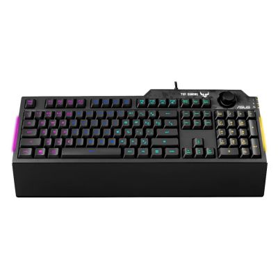 ASUS TUF Gaming K1 clavier Jouer USB QWERTY Anglais Noir