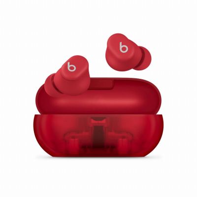 Apple BEATS SOLO BUDS TRANSPARENT RED-ZML