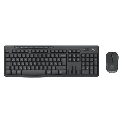 Logitech MK370 Combo for Business clavier Souris incluse RF sans fil + Bluetooth QWERTY Portuguais Graphite