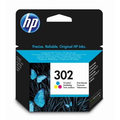 HP 302 Cartouche d’encre trois couleurs authentique