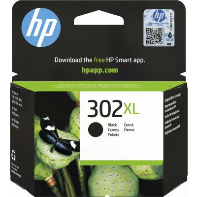 HP 302XL Cartouche d’encre noire grande capacité authentique