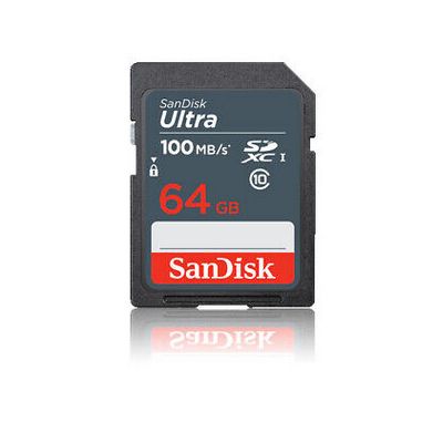 SanDisk Ultra 64GB SDXC Mem Card 100MB/s