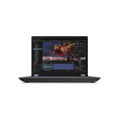 Lenovo ThinkPad P16 Intel® Core™ i7 i7-14700HX Station de travail mobile 40,6 cm (16") WUXGA 16 Go DDR5-SDRAM 512 Go SSD NVIDIA RTX 1000 Ada Wi-Fi 6E (802.11ax) Windows 11 Pro Gris, Noir