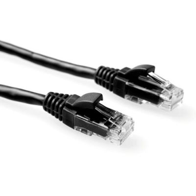 ACT IS8902 câble de réseau Noir 2 m Cat6 U/FTP (STP)