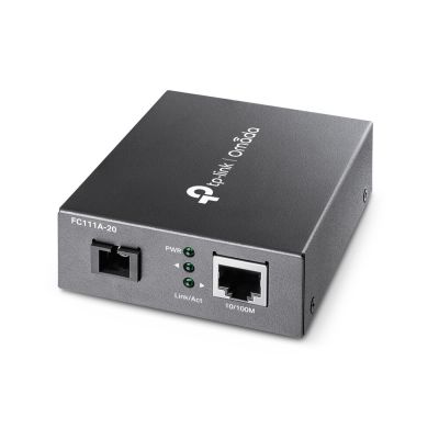 TP-Link Omada FC111A-20 convertisseur de support réseau 100 Mbit/s Monomode Noir