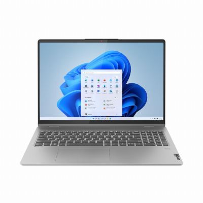 Lenovo IdeaPad Flex 5 AMD Ryzen™ 7 7730U Hybride (2-en-1) 40,6 cm (16") Écran tactile WUXGA 16 Go LPDDR4x-SDRAM 512 Go SSD Wi-Fi 6 (802.11ax) Windows 11 Home Gris