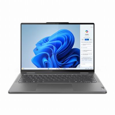 Lenovo Yoga 7 2-in-1 AMD Ryzen™ 7 PRO 8840HS Hybride (2-en-1) 35,6 cm (14") Écran tactile WUXGA 16 Go LPDDR5x-SDRAM 1 To SSD Wi-Fi 6E (802.11ax) Windows 11 Home Gris