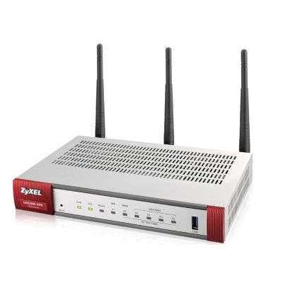 Zyxel USG20W-VPN-EU0101F routeur sans fil Gigabit Ethernet Bi-bande (2,4 GHz / 5 GHz) Gris, Rouge