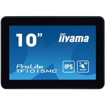 iiyama ProLite TF1015MC-B3 écran plat de PC 25,6 cm (10.1") 1280 x 800 pixels HD LED Écran tactile Noir