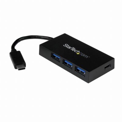 StarTech.com Hub USB 3.2 Gen 1 (5Gbps) à 4 ports - Concentrateur USB-C vers 1x USB-C 3x USB-A