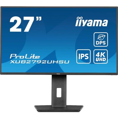 iiyama ProLite XUB2792UHSU-B6 écran plat de PC 68,6 cm (27") 3840 x 2160 pixels 4K Ultra HD LED Noir