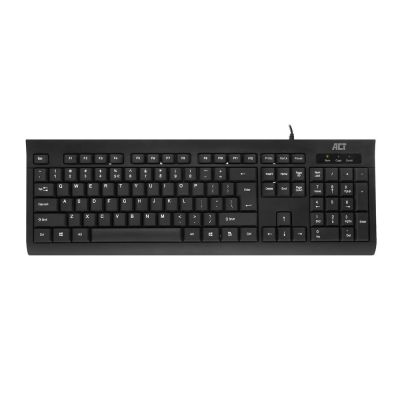 ACT AC5410 clavier Bureau USB QWERTY Anglais américain Noir