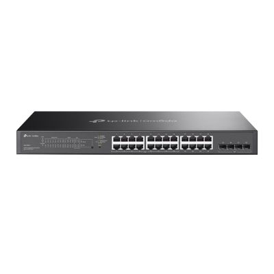 TP-Link Omada SG2428LP commutateur réseau Géré L2/L2+ Gigabit Ethernet (10/100/1000) Connexion Ethernet, supportant l'alimentation via ce port (PoE) Gris