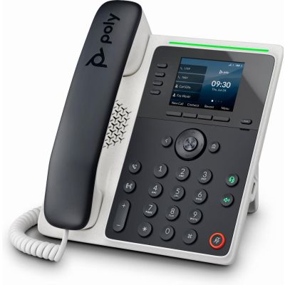 POLY Téléphone IP Edge E220 compatible PoE