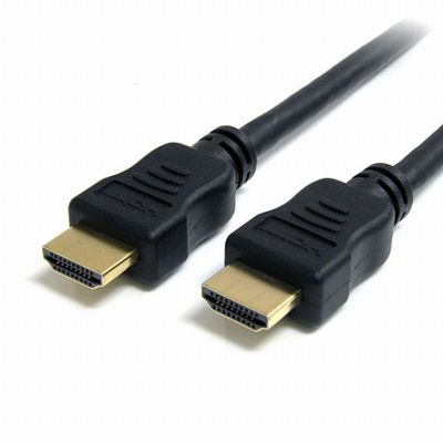 StarTech.com Câble HDMI 1m - Câble HDMI Haut Débit 4K avec Ethernet - Cordon HDMI UHD 4K 30Hz - Bande Passante 10.2 Gbps - Câble Vidéo/Affichage HDMI 1.4 M/M 28AWG - HDCP 1.4 - Noir