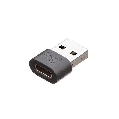 Logitech 989-000982 changeur de genre de câble USB C USB A Graphite