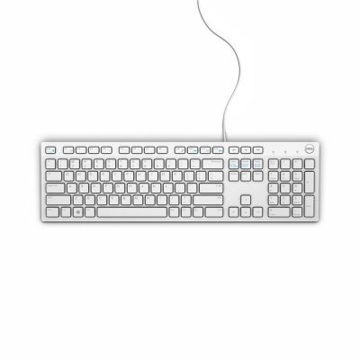 DELL KB216 clavier Universel USB AZERTY Français Blanc