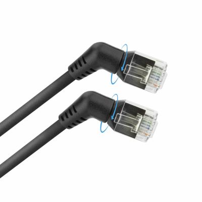 ACT DD1900 câble de réseau Noir 0,5 m Cat6 U/FTP (STP)