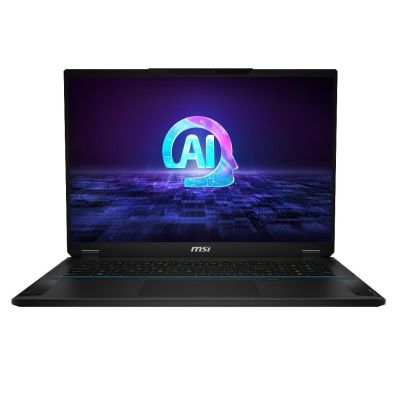 MSI Stealth 18 AI Studio A1VIG-050NL Intel Core Ultra 9 185H Ordinateur portable 45,7 cm (18") WQUXGA 32 Go DDR5-SDRAM 2 To SSD NVIDIA GeForce RTX 4090 Wi-Fi 7 (802.11be) Windows 11 Pro Noir